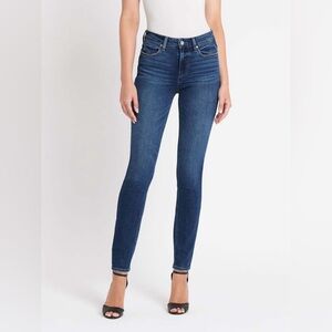 PAIGE Women's Dark Blue Skinny Jeans